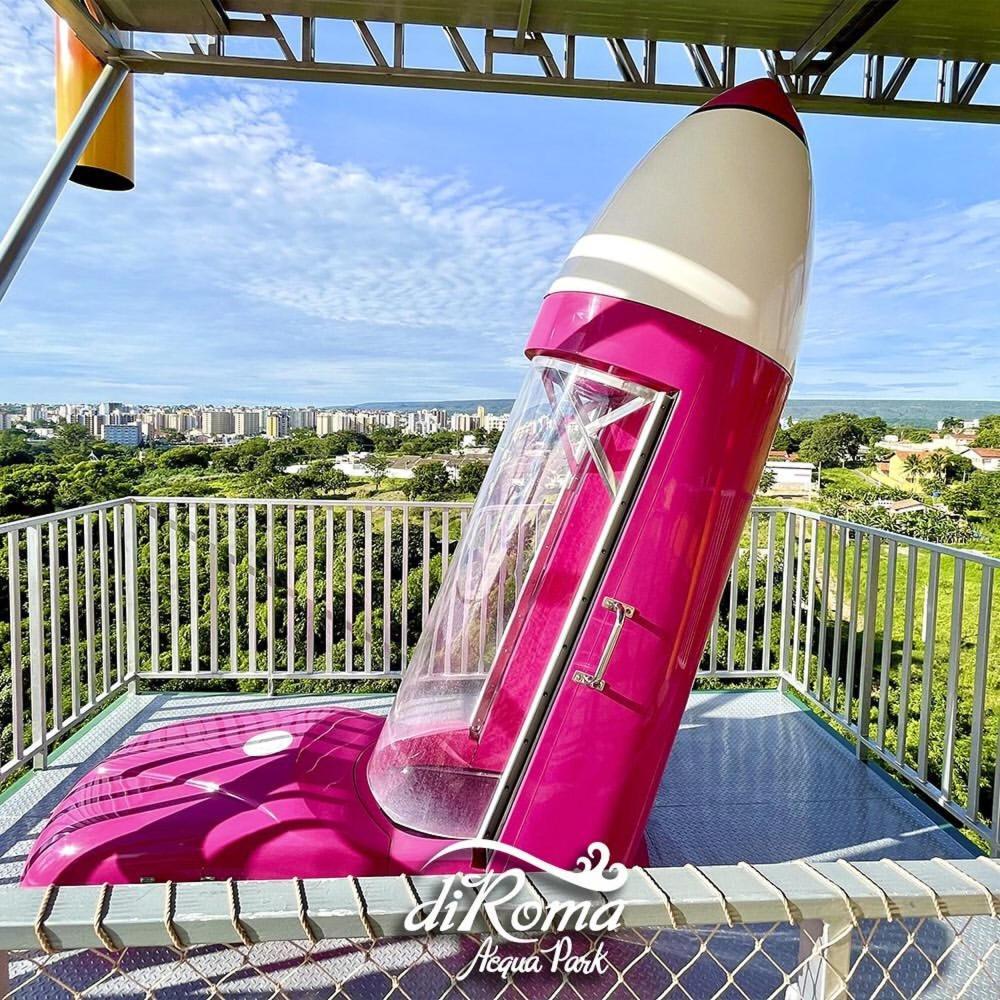 Hotel Spazzio Diroma Cafe Da Manha E Acesso Ao Acqua Park Caldas Novas Dış mekan fotoğraf